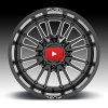 Fuel Clash D760 Gloss Black Custom Truck Wheels Rims 7